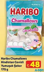 HARİBO CHAMALLOWS HİNDİSTAN CEVİZLİ YUMUŞAK ŞEKER 175 G